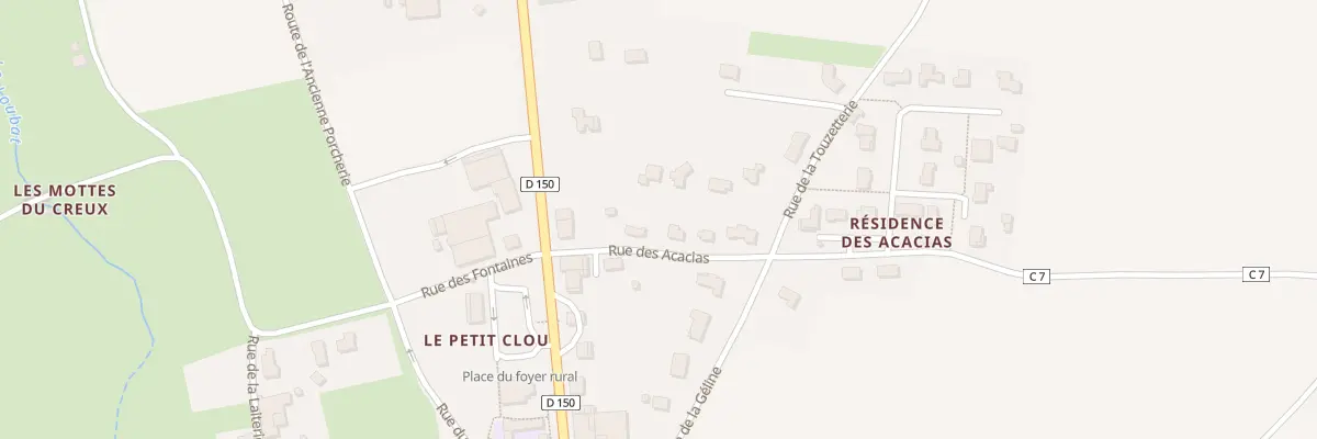 Plan du 7 Rue des Acacias à Asnières-la-Giraud