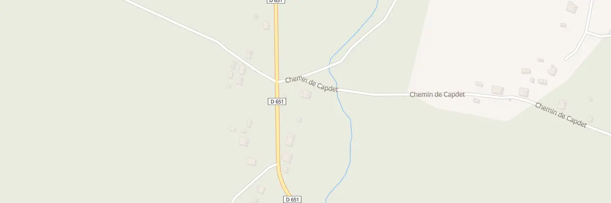 Plan du 521 Rte de Labrit à Luxey