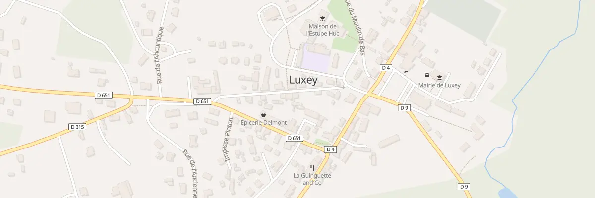 Plan du 117 Rue du Casino à Luxey