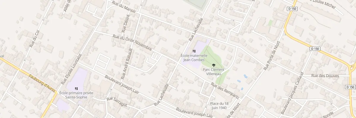 Plan du 2 Rue du Onze Novembre à Saint-Jean-d’Angély