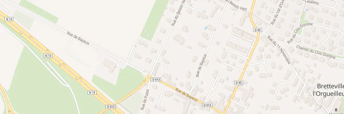Plan du 4 Rue du Bessin Vert à Thue et Mue