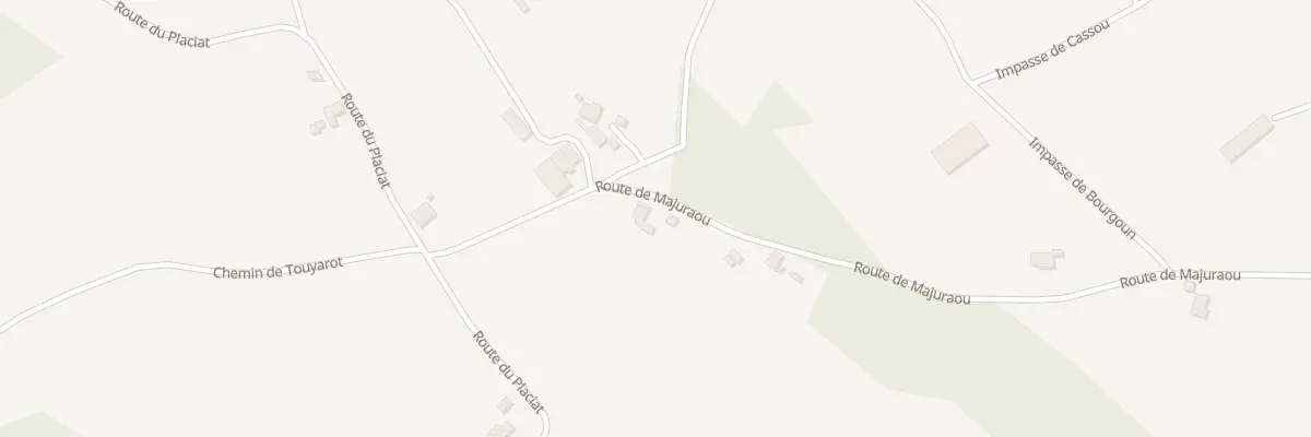 Plan du 1663 Rte de Majuraou à Mant