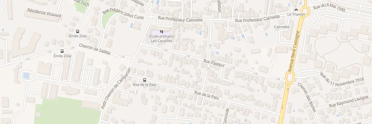 Plan du 19 Rue Pasteur à Cenon