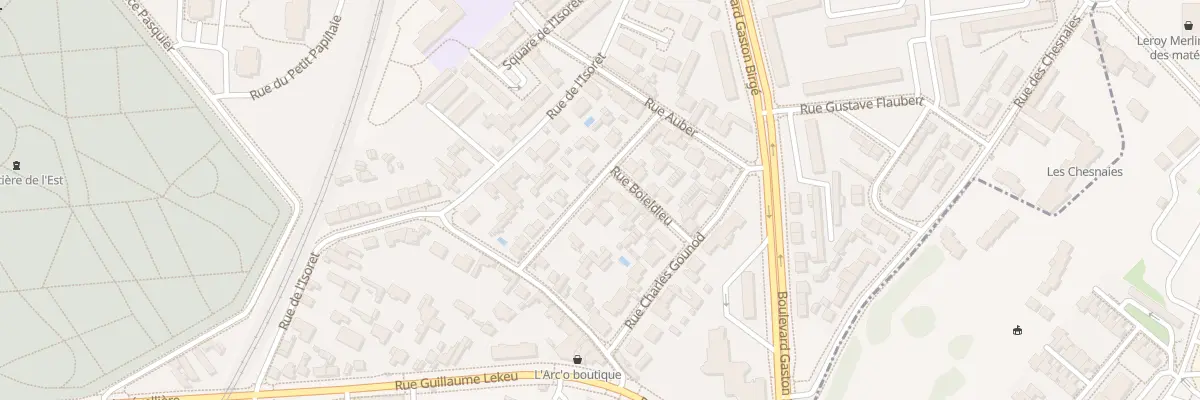 Plan du 5 Rue Massenet à Angers
