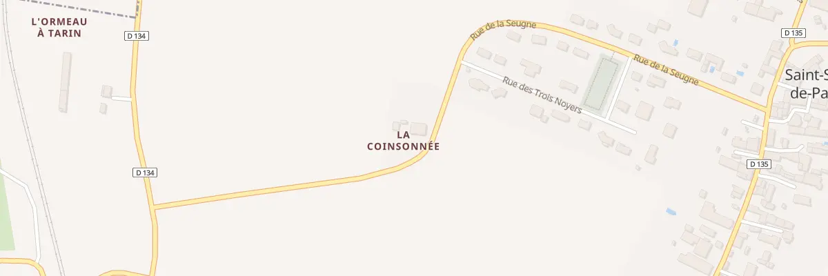 Plan du 5065 La Coinsonnee à Saint-Seurin-de-Palenne