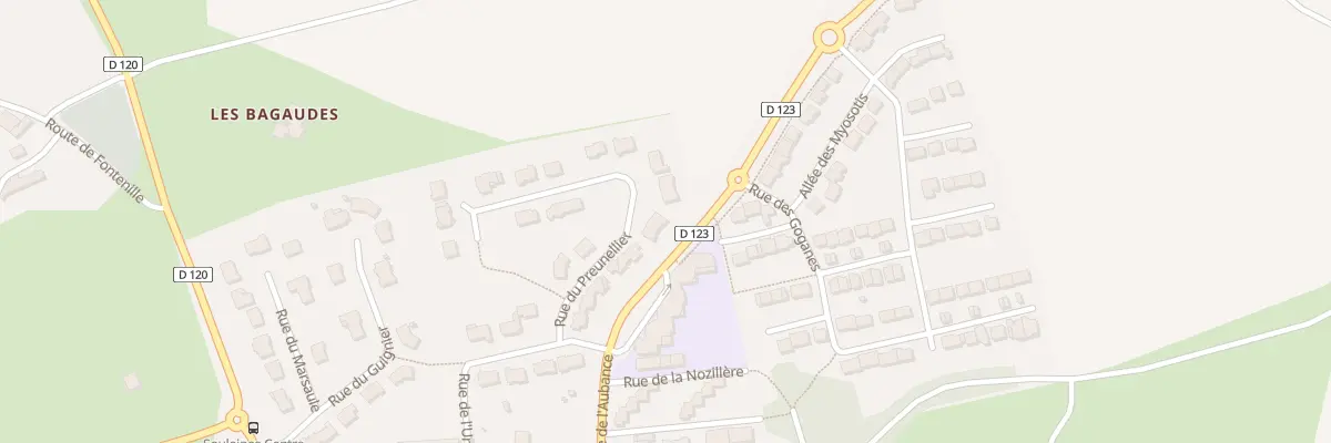 Plan du 14 Rue du Preunellier à Soulaines-sur-Aubance