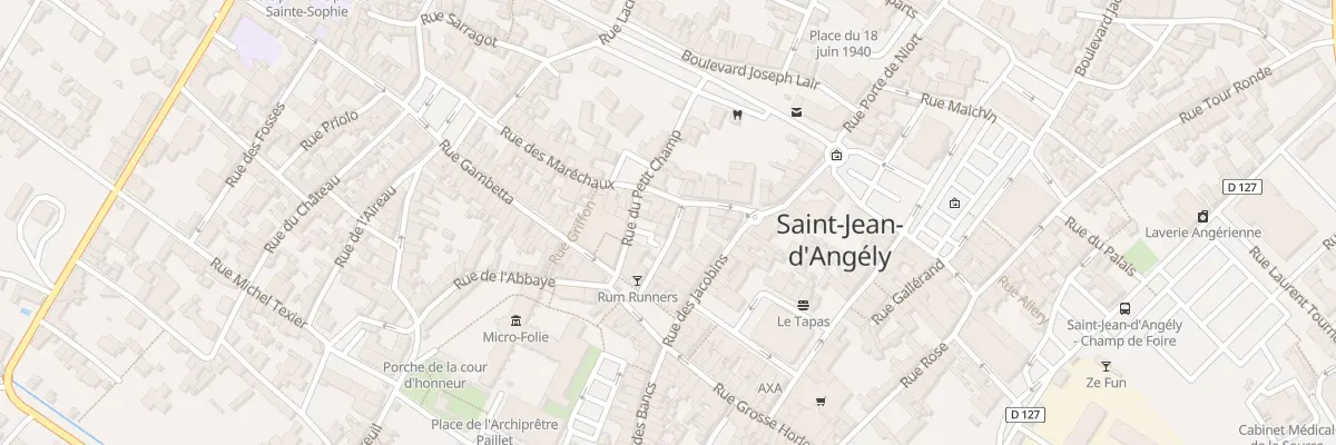 Plan du 9 Rue de l’Echelle à Saint-Jean-d’Angély