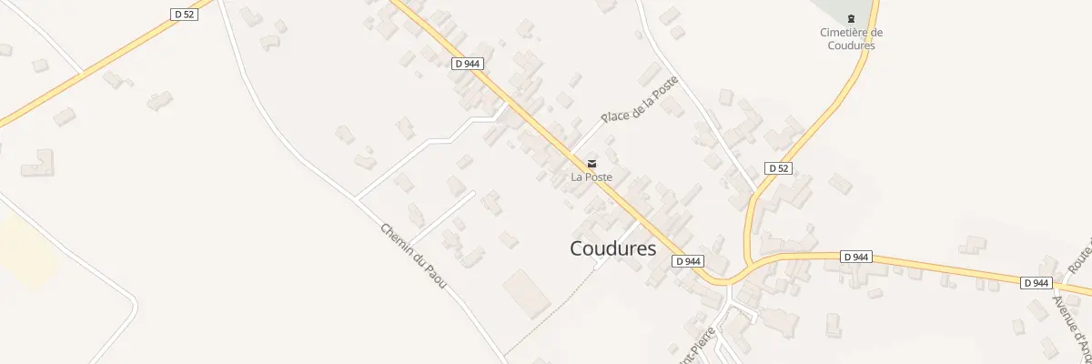 Plan du 151 Rue de la Chalosse à Coudures
