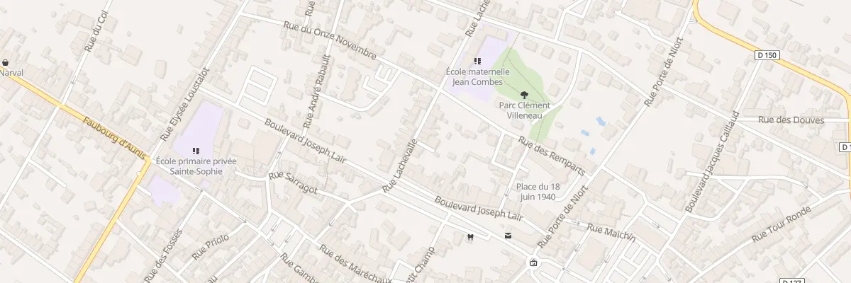 Plan du 28A Rue Lachevalle à Saint-Jean-d’Angély