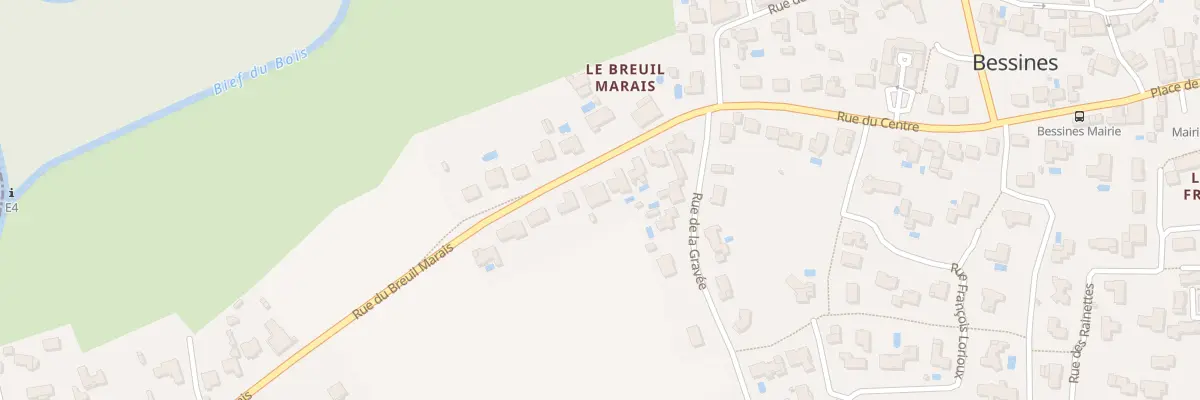 Plan du 9 Rue du Breuil Marais à Bessines