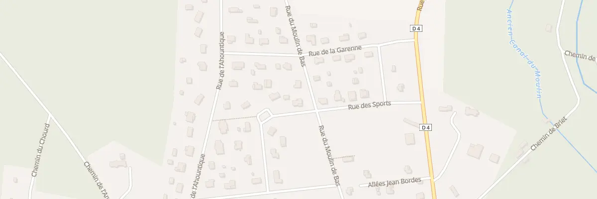 Plan du 19 Rue du Doct Henri Ferbos à Luxey