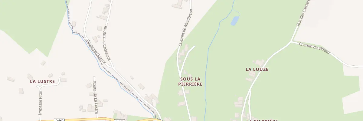 Plan du 281 Monforton à Tauriac