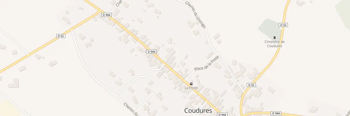 Plan du 240 Rue de la Chalosse à Coudures