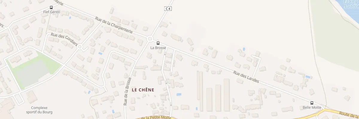 Plan du 4 Rue des Landes à Écouflant