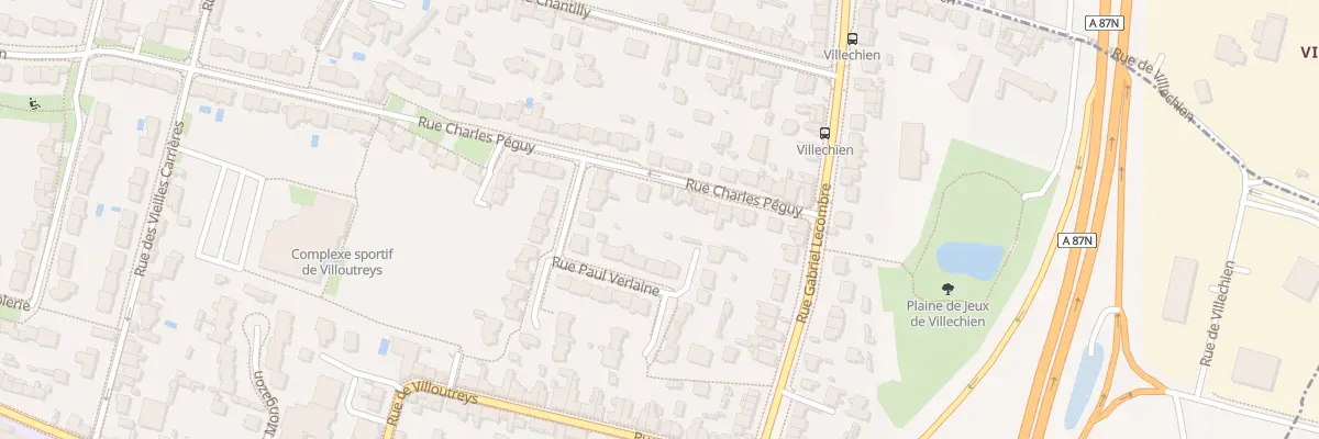 Plan du 17 Rue Charles Péguy à Angers
