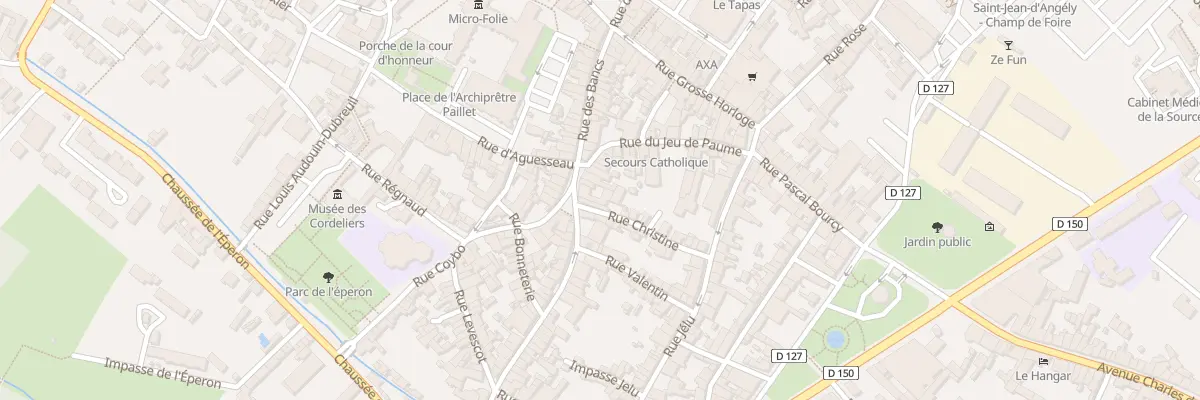 Plan du 7 Rue de Verdun à Saint-Jean-d’Angély