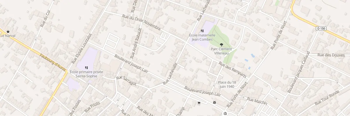 Plan du 33 Rue Lachevalle à Saint-Jean-d’Angély