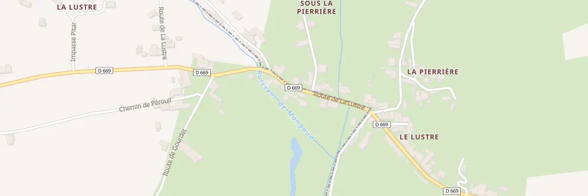 Plan du 186 La Lustre Sud à Bourg