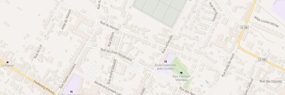 Plan du 29 Rue du Manoir à Saint-Jean-d’Angély