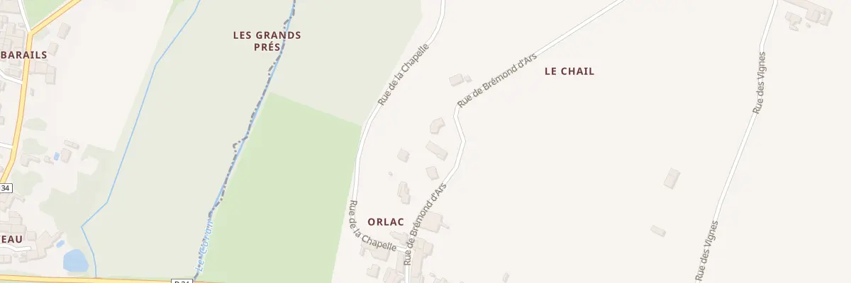 Plan du 31 Rue Bremond d’Ars à Dompierre-sur-Charente