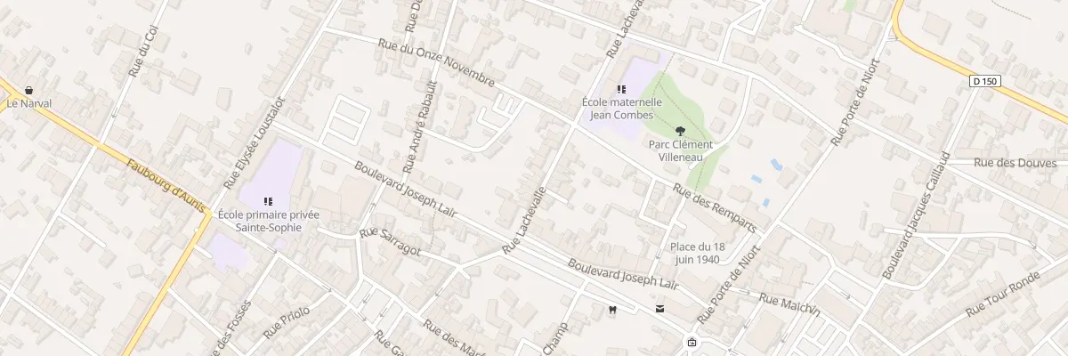 Plan du 31 Rue Lachevalle à Saint-Jean-d’Angély