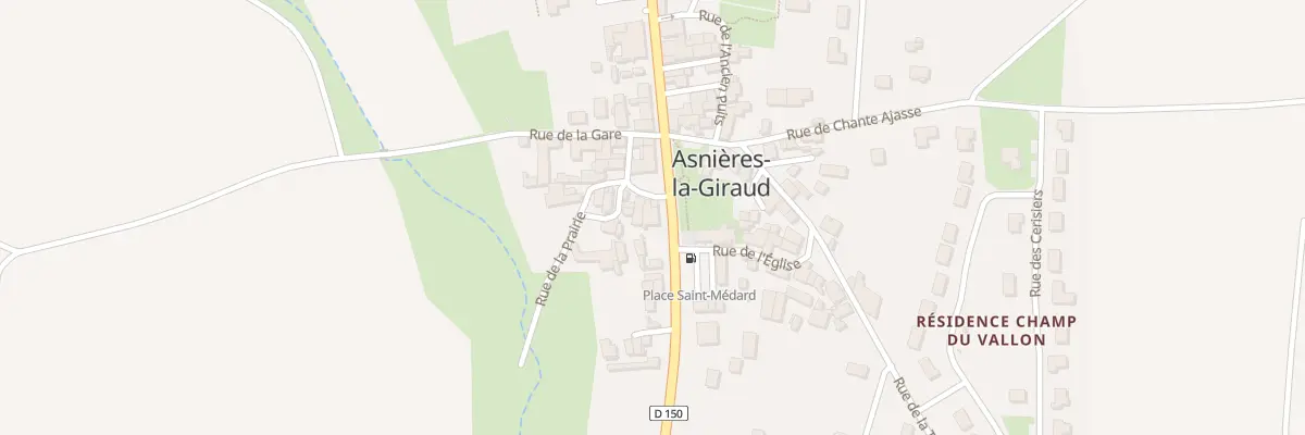 Plan du 12 Av de Saintes à Asnières-la-Giraud