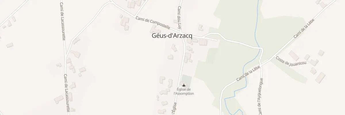 Plan du 4 Rte de l’Eglise à Géus-d’Arzacq