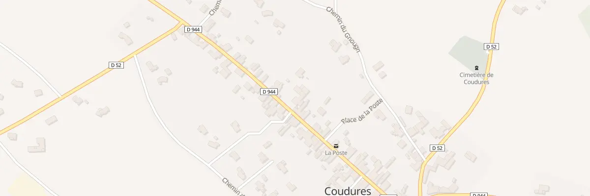 Plan du 133 Bourg à Coudures