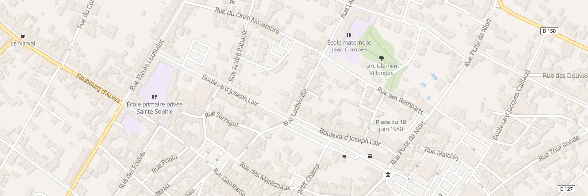 Plan du 23 Rue Lachevalle à Saint-Jean-d’Angély