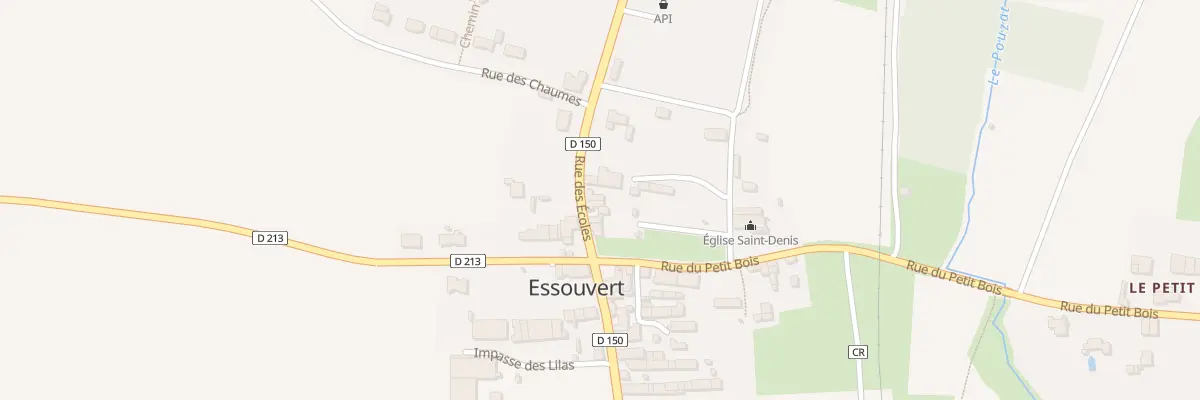 Plan du 6 Rue des Ecoles à Essouvert
