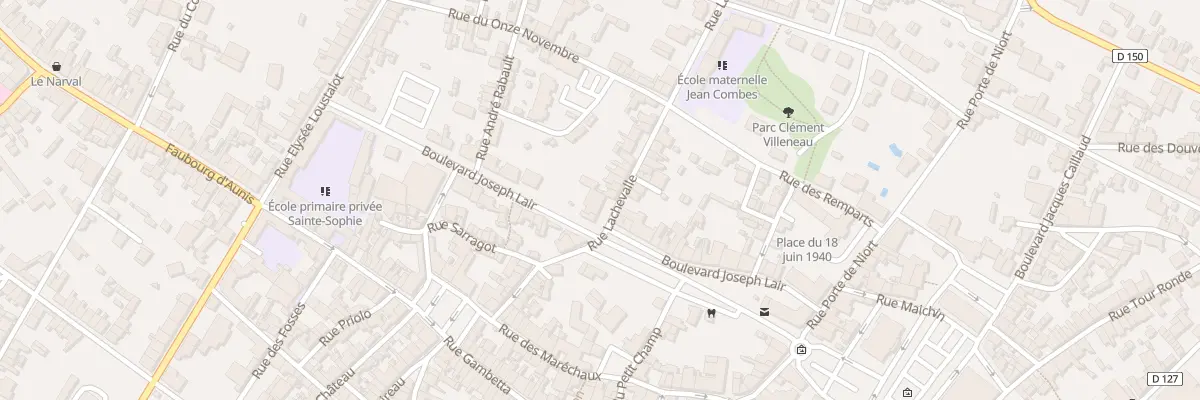 Plan du 21 Rue Lachevalle à Saint-Jean-d’Angély