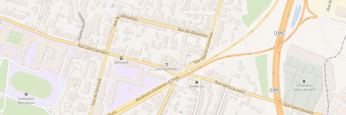 Plan du 357 Rue St Leonard à Angers
