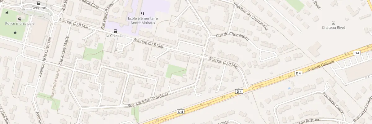 Plan du 19 Av du Huit Mai aux Ponts-de-Cé