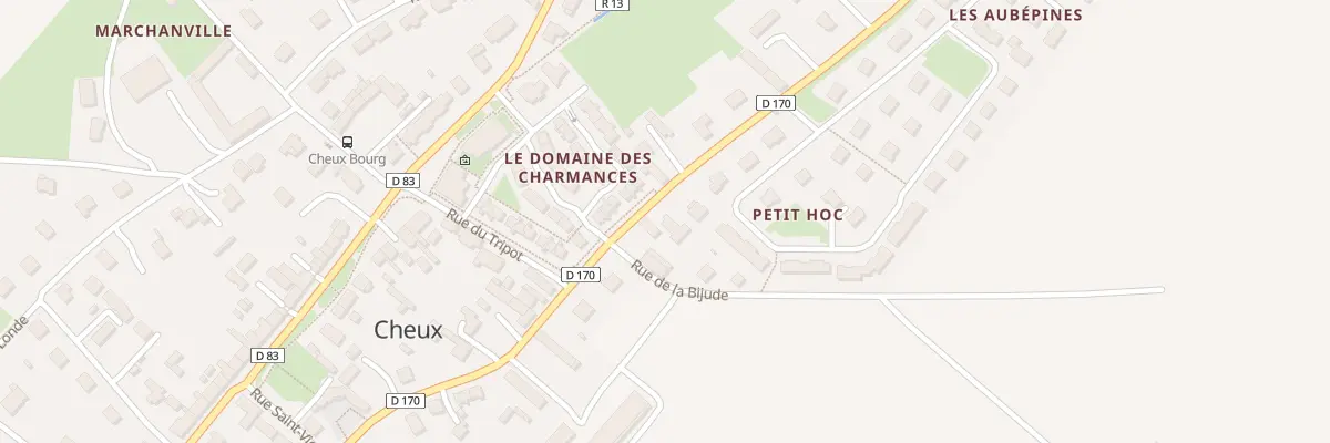 Plan du 31 Rue de Caen la Mer à Thue et Mue