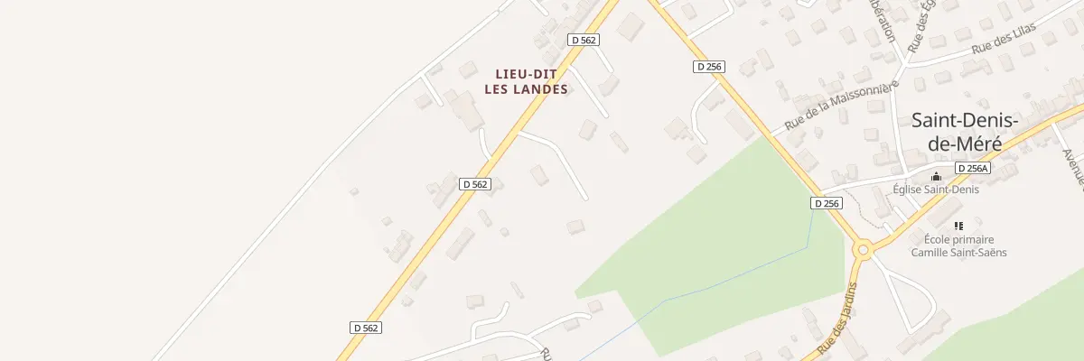 Plan du 10 Les Landes à Saint-Denis-de-Méré