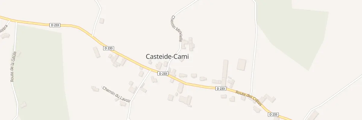 Plan du 76 Che Minvielle à Casteide-Cami