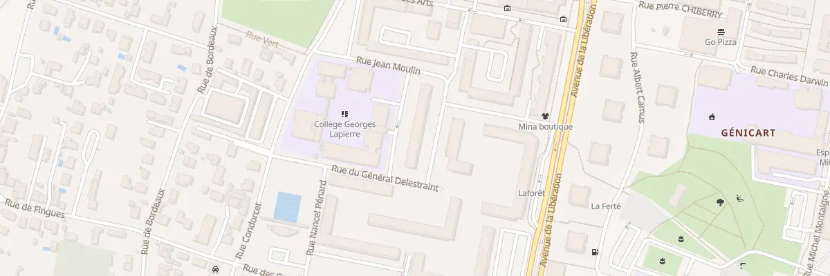 Plan du 5 Rue Pierre Brossolette à Lormont