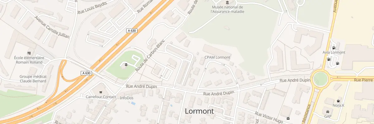 Plan du 9001 Res La Bachellerie à Lormont