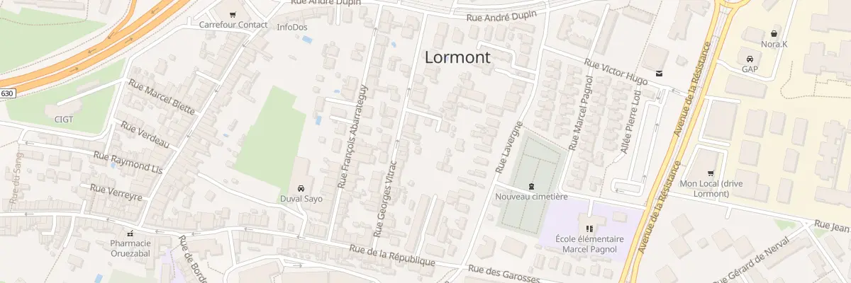 Plan du 33 Rue Georges Vitrac à Lormont