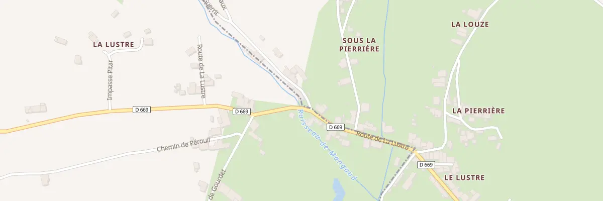 Plan du 278 La Roche Monbrun à Tauriac