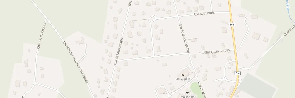 Plan du 5 Rue du Doct Henri Ferbos à Luxey