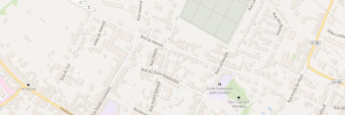 Plan du 43 Rue du Manoir à Saint-Jean-d’Angély