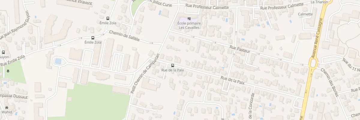 Plan du 8 Rue de la Paix à Cenon