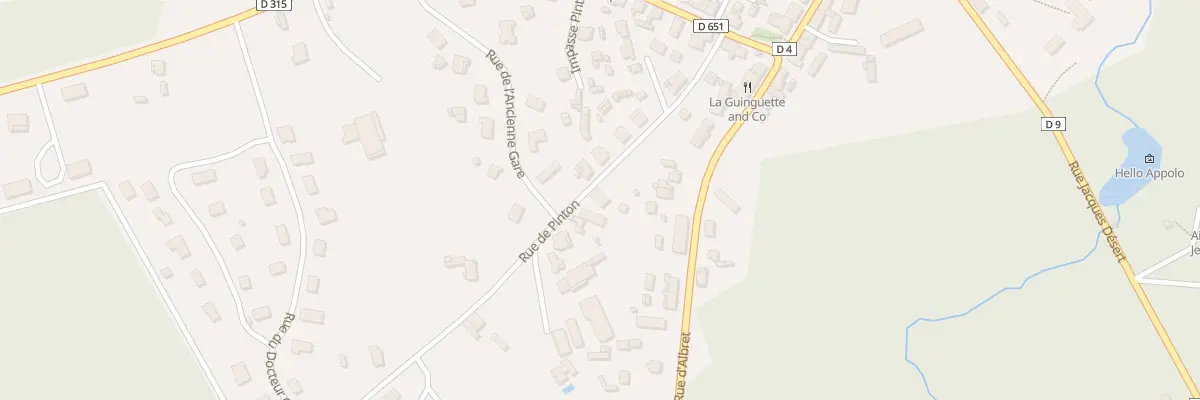 Plan du 167 Rue de Pinton à Luxey