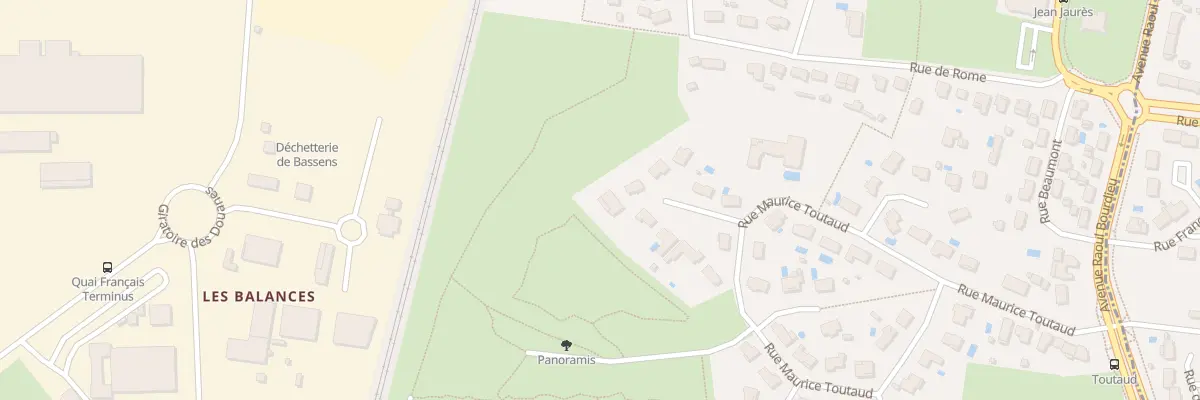 Plan du 40 Rue Maurice Toutaud à Bassens