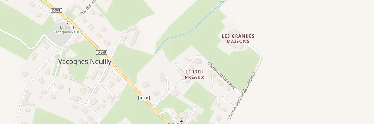 Plan du 5026 Le Lieu Preaux à Vacognes-Neuilly