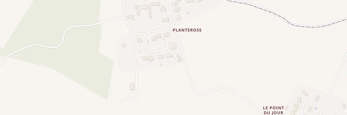 Plan du 11 Hameau de Planterose à Cheffes