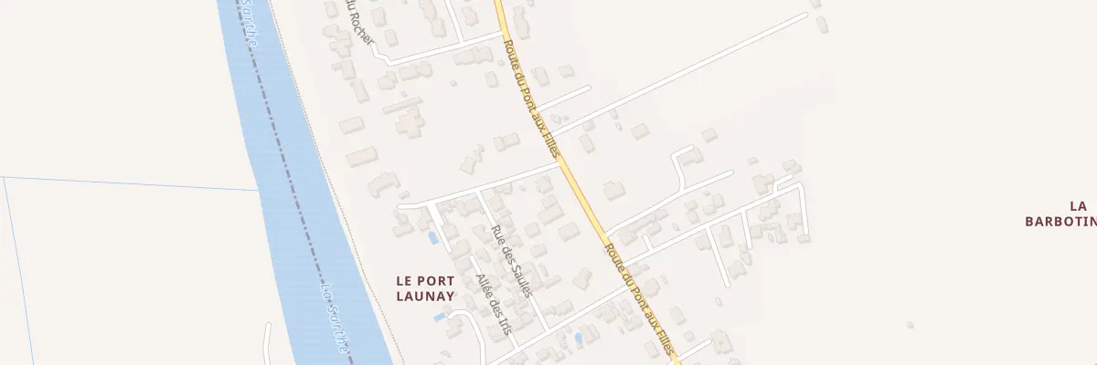 Plan du 24 Rte du Pont aux Filles à Écouflant