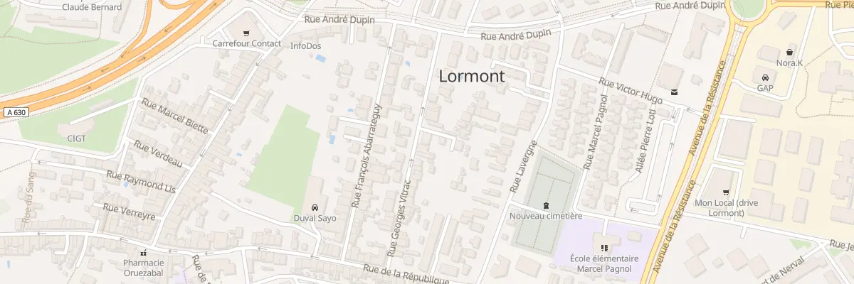 Plan du 37 Rue Georges Vitrac à Lormont