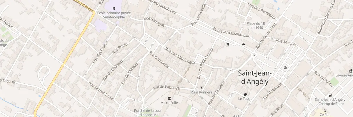 Plan du 27 Rue des Maréchaux à Saint-Jean-d’Angély